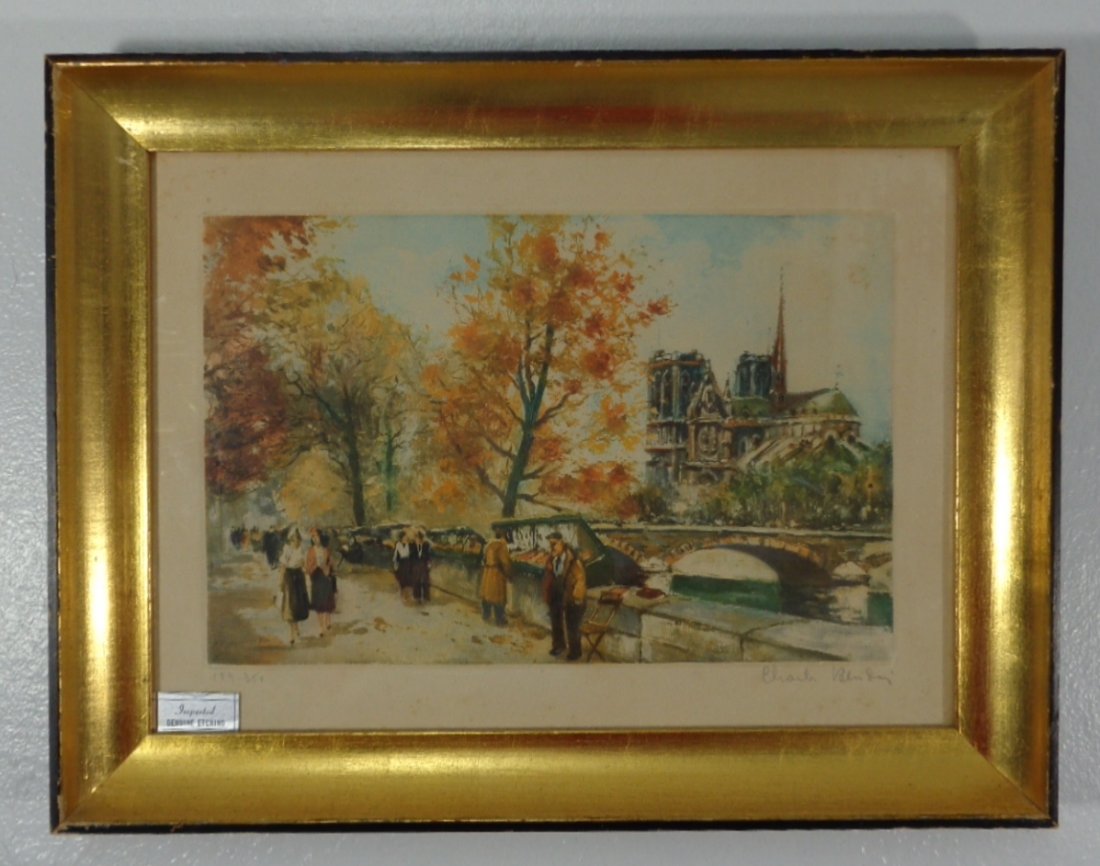 Original Signed & Numbered framed Etchings with colour (1 of 5)