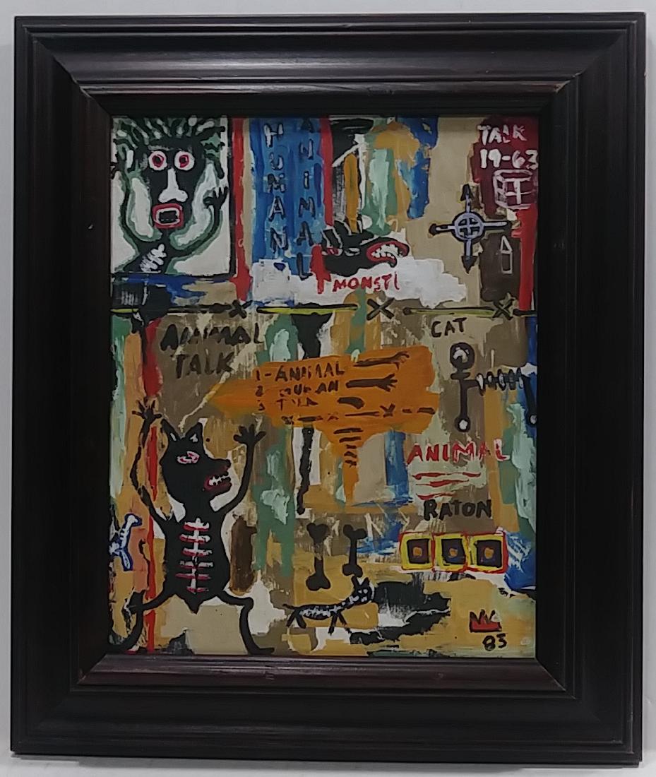 Jean Michel-Basquiat (American, 1960-1988): Untitled 83 (1 of 4)