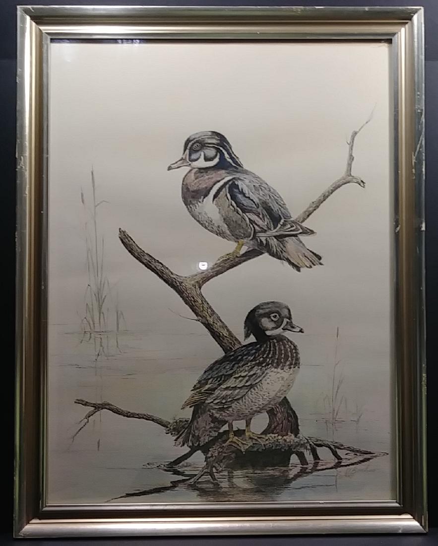 Edward Marshall Boehm Original Hand Colored Engraving (1 of 3)