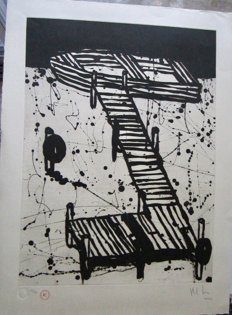 Alexis Leiva Machado (Kcho) Mixed Media. Engraving ink (1 of 4)