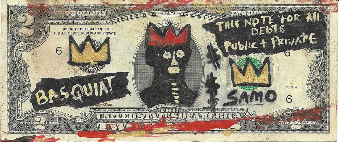 Basquiat SAMO Collection  This is an original drawing o (1 of 2)