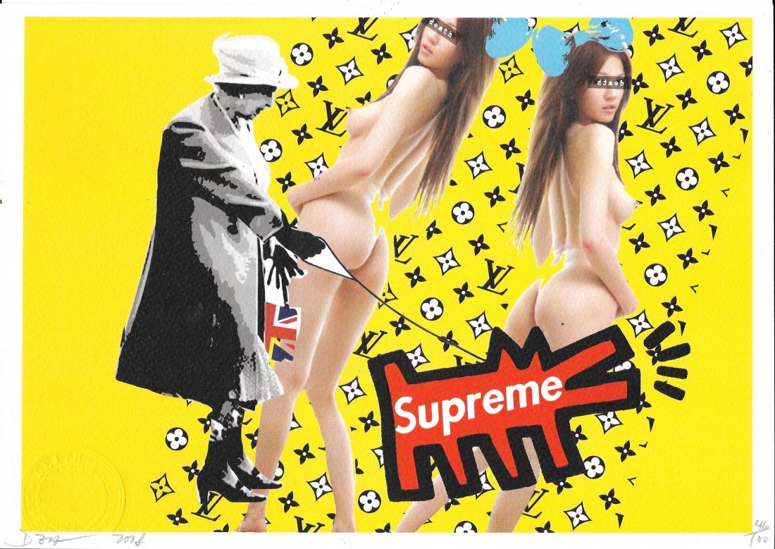 Limited Ed Death NYC Signed Pop Art Lithograph W/COA (1 of 1)