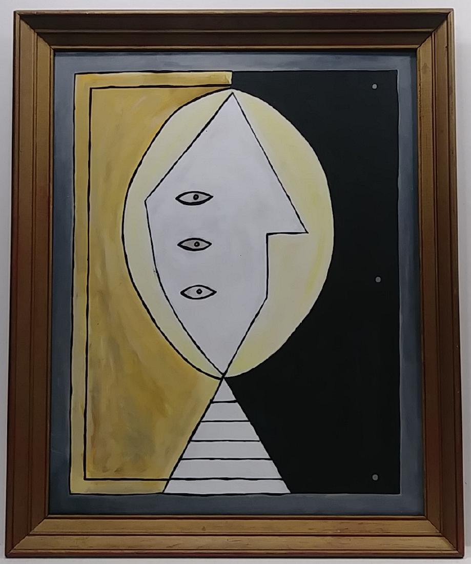 Pablo Picasso (Spanish 1881-1973) "Faces" Painting (1 of 5)