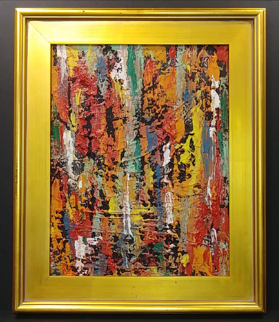 Original Abstract Modern Painting Signed W/ COA (1 of 5)