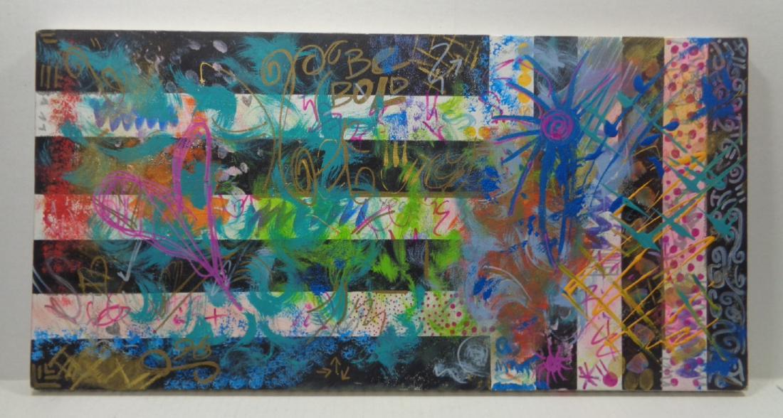 Original Abstract  contemporary Signed Painting (1 of 5)