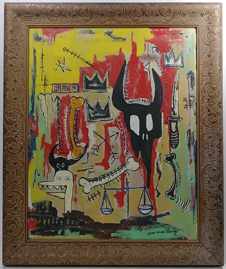 Jean Michel-Basquiat (American,1960-1988): Untitled,Sig (1 of 6)