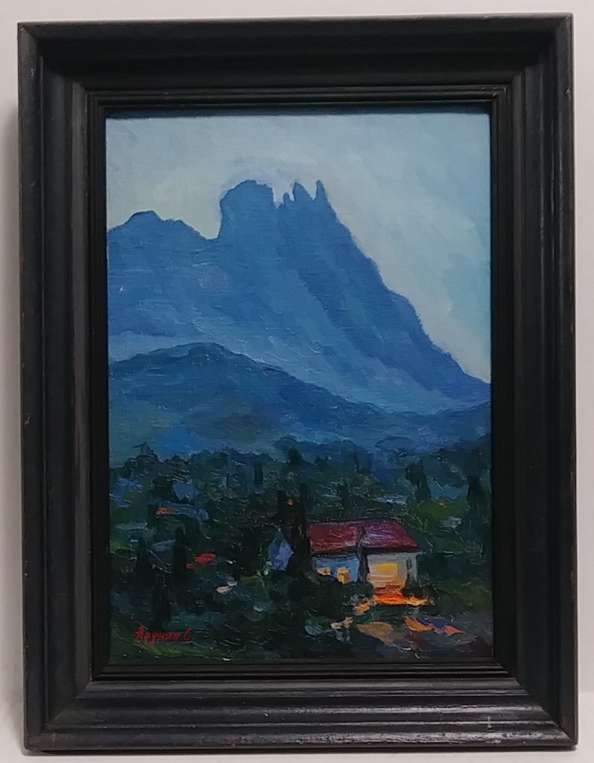 Antique Signed Landscape Oil Painting (1 of 6)
