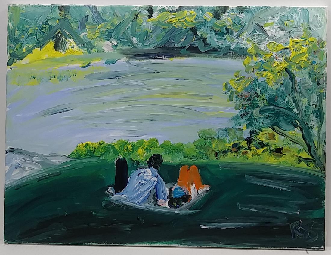 Original N York Street Impressionism Plain Air Painting (1 of 3)