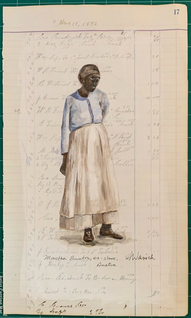 African American ex-Slave Painting Print of Martha Bunt (1 of 1)