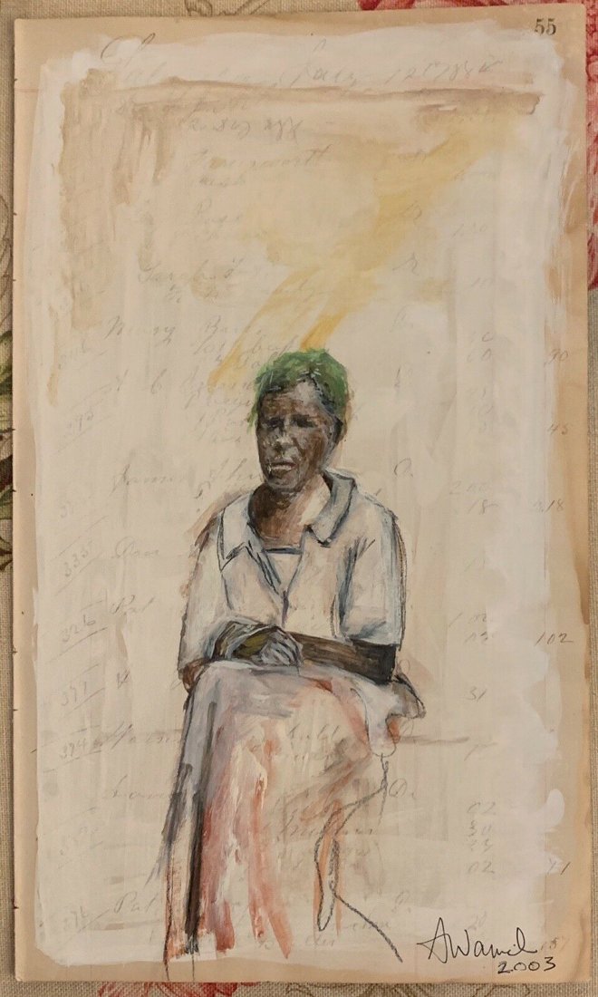 African American ex-Slave Painting Print of Martha Bunt (1 of 1)