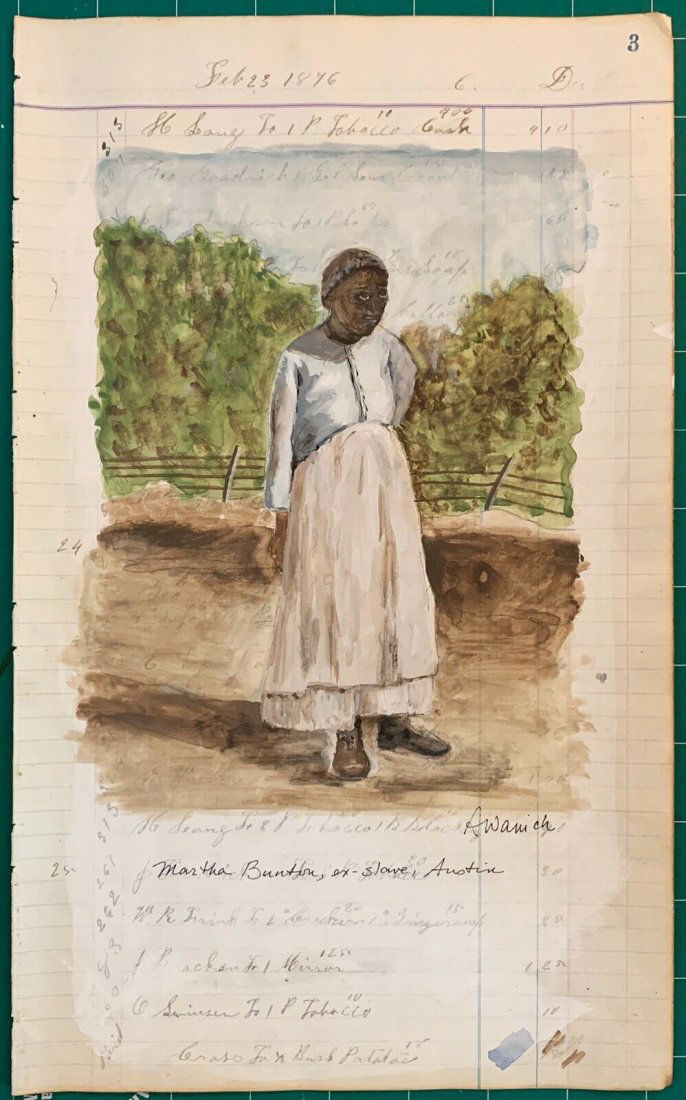 African American ex-Slave Painting Print of Martha Bunt (1 of 1)