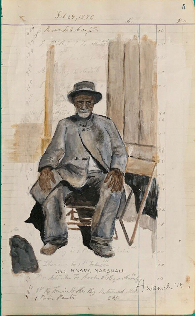 African American ex-Slave Painting Print of Martha Bunt (1 of 2)