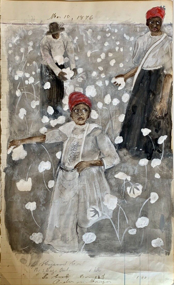 African American ex-Slave Painting Print of Martha Bunt (1 of 2)