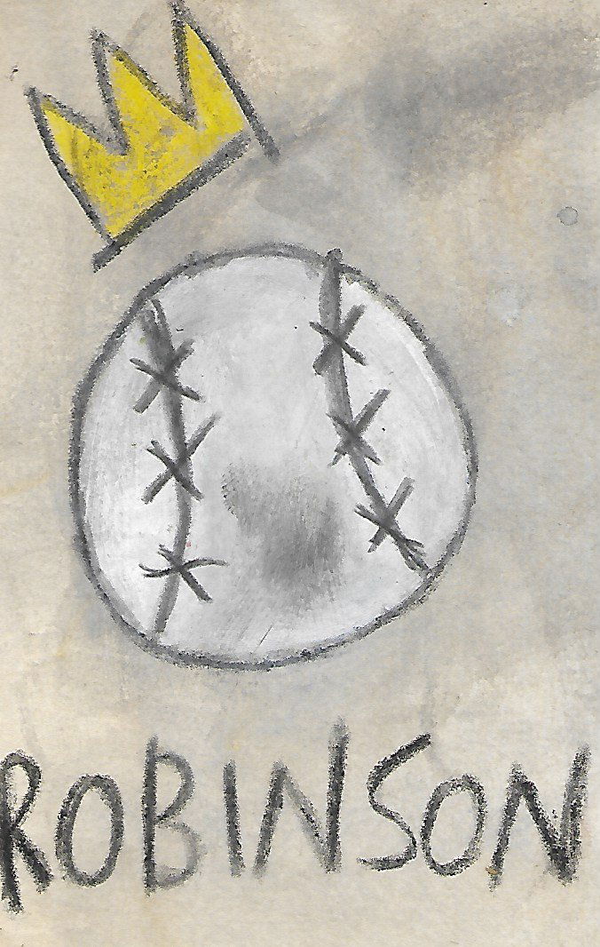 JMB Signed - ROBINSON - Small Painting Postcard. (1 of 2)