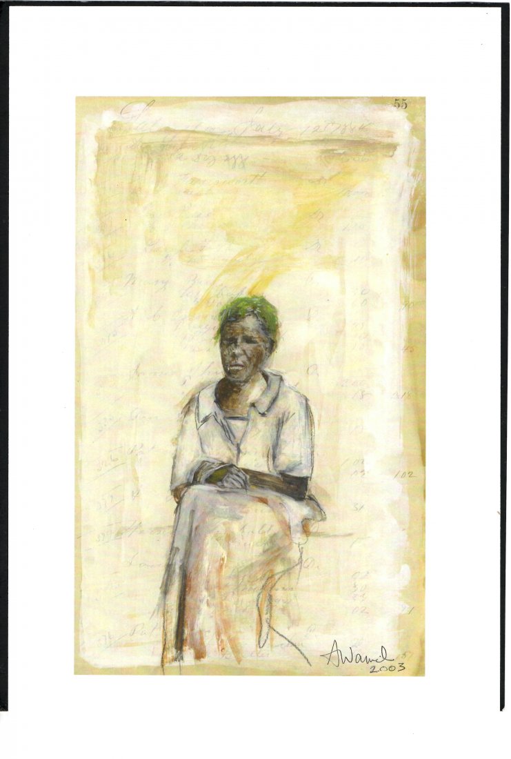 African American ex-Slave Painting Print of Martha Bunt (1 of 1)