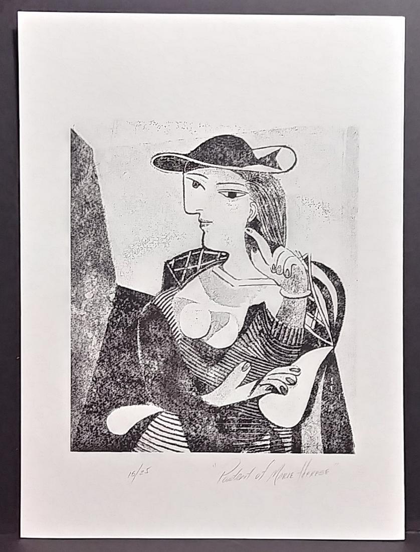 Pablo Picasso "Engraving Marie Therese" 15/25, Paper Si (1 of 4)