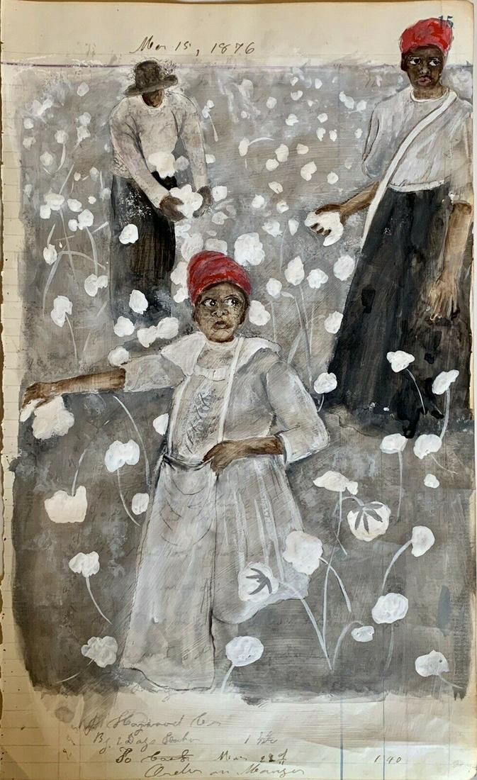 African American ex-Slave Painting Print of Martha Bunt (1 of 2)