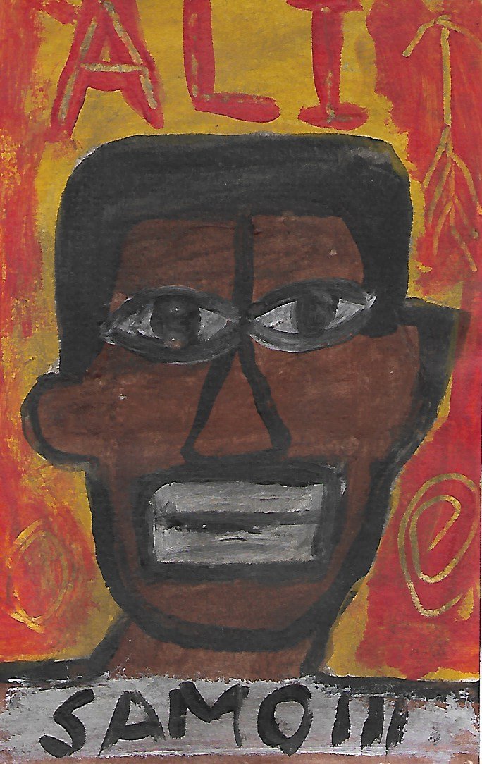 JMB Signed - ALI - Small Painting Postcard. Good cond: JMB Signed - ALI - Small Painting Postcard. Good condition. See photos.