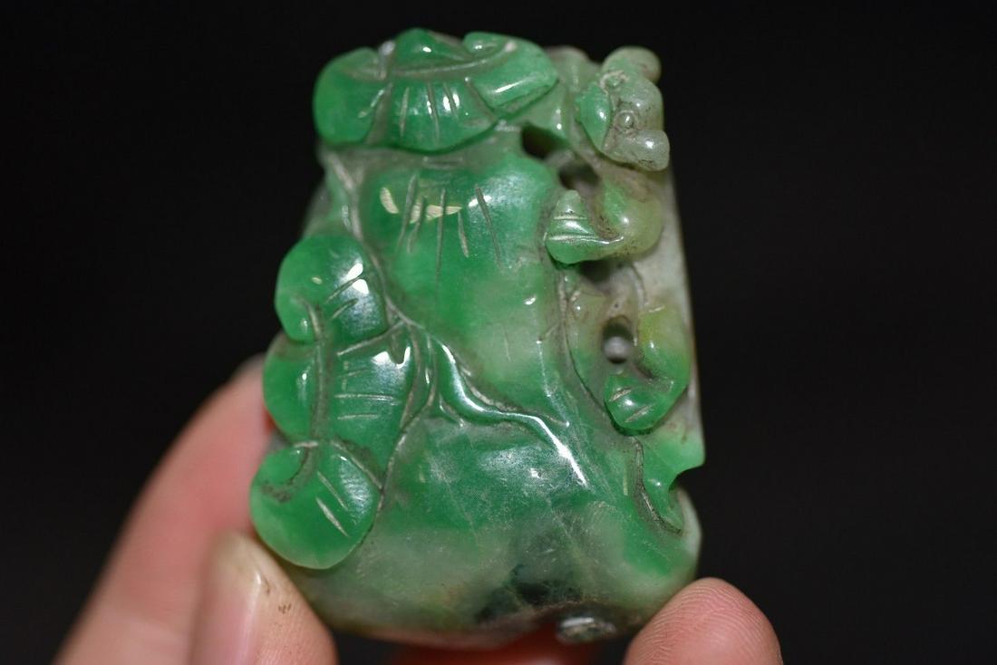 Master Carved Chinese Antique AAA Quality Jade: Master Carved Chinese Antique AAA Quality Jade .Approx Size:53x40
