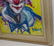 Signed Holiday, Clown Oil Painting on Canvas - 2