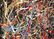 Jackson Pollock Abstract Painting on Paper