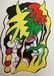 Neo Expressionist Leger Art Painting Watercolor-Ink Mix