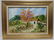 Vintage Original Wood Framed Landscape Oil-Canvas Signe