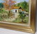 Vintage Original Wood Framed Landscape Oil-Canvas Signe - 3