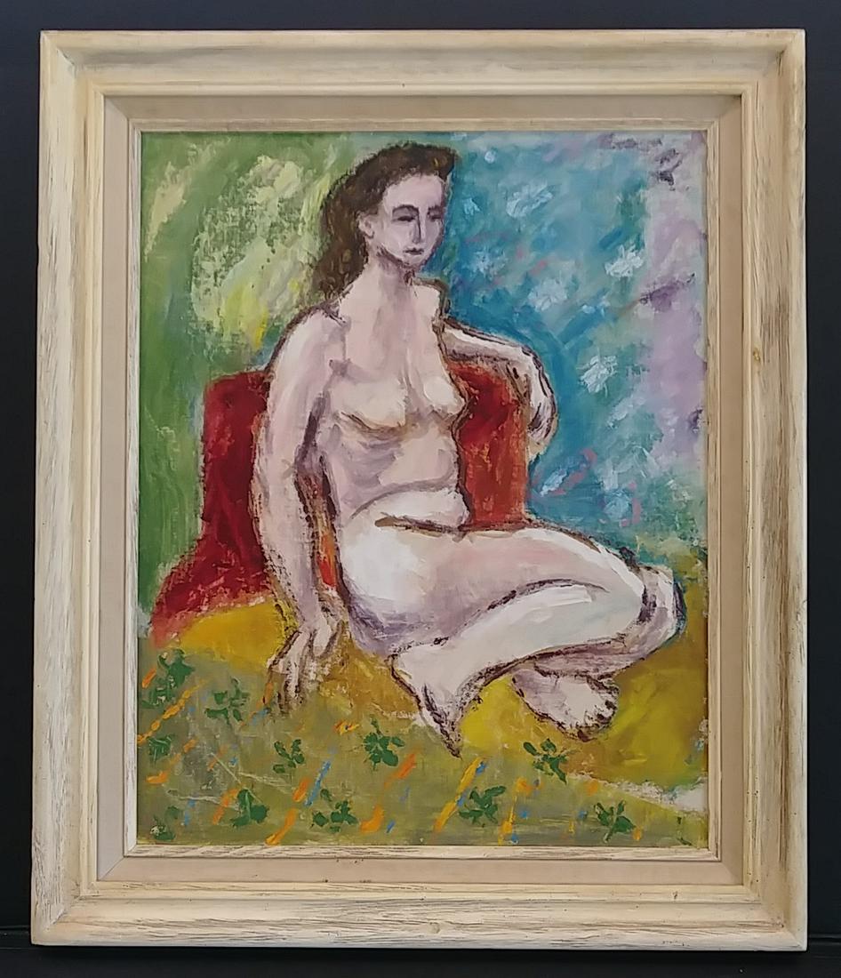 1968 Paris Pablo Picasso Cubism Oil Painting Framed (1 of 8)