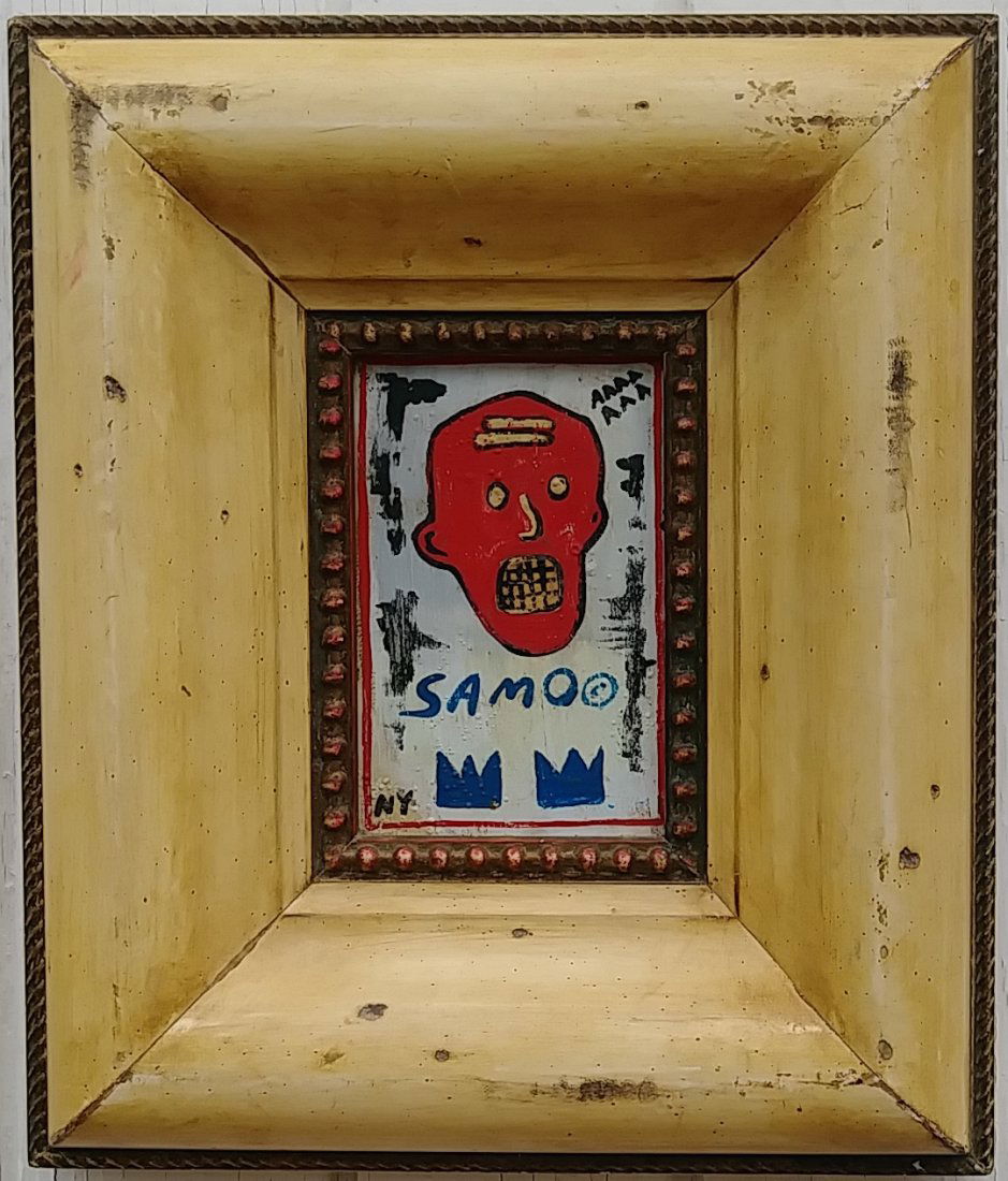 Jean-Michele Basquiat NYC Street Art Painting Framed (1 of 7)