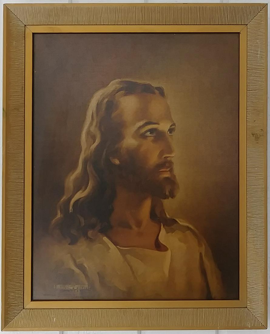 Vintage Christ Art Prints Lithograph Framed. (1 of 3)