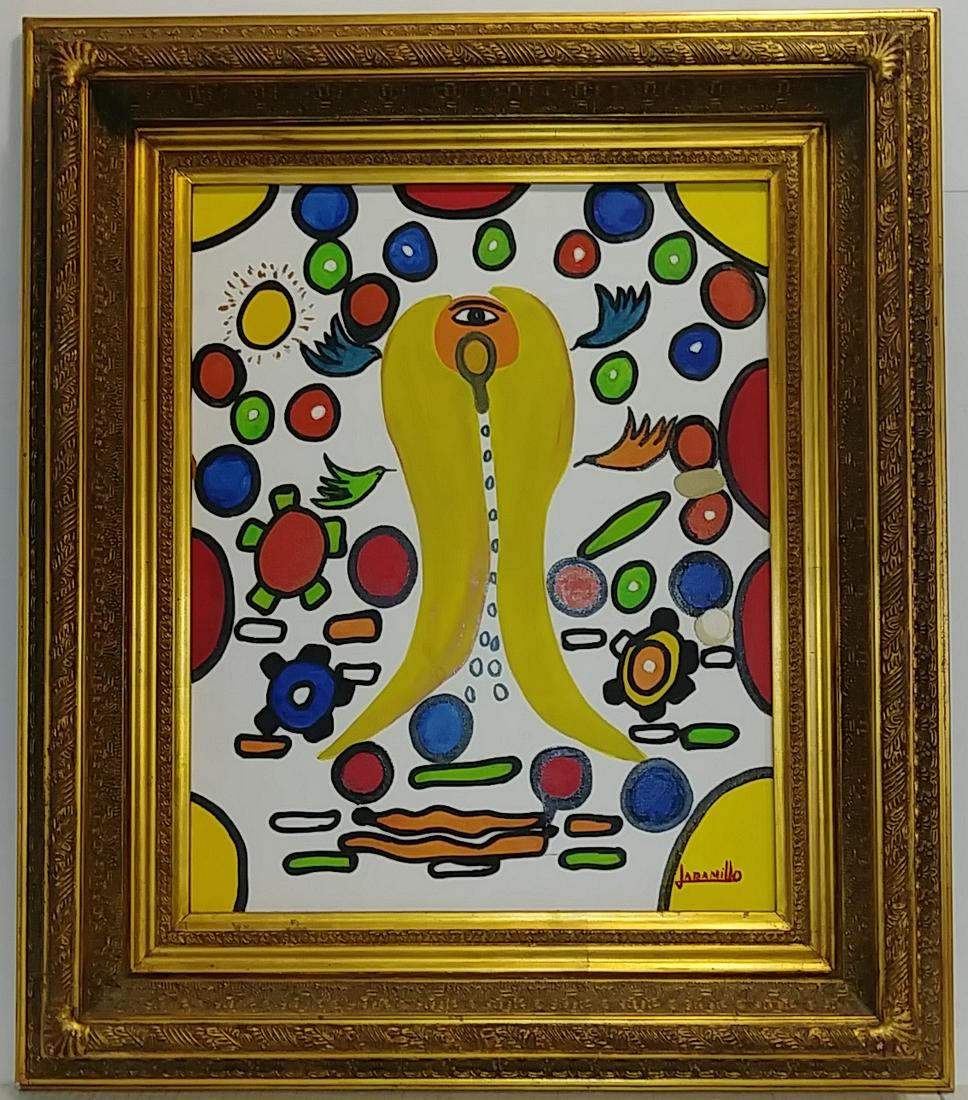 Gustavo Jaramillo (b.1956) Surrealism Abstrat Painting (1 of 3)