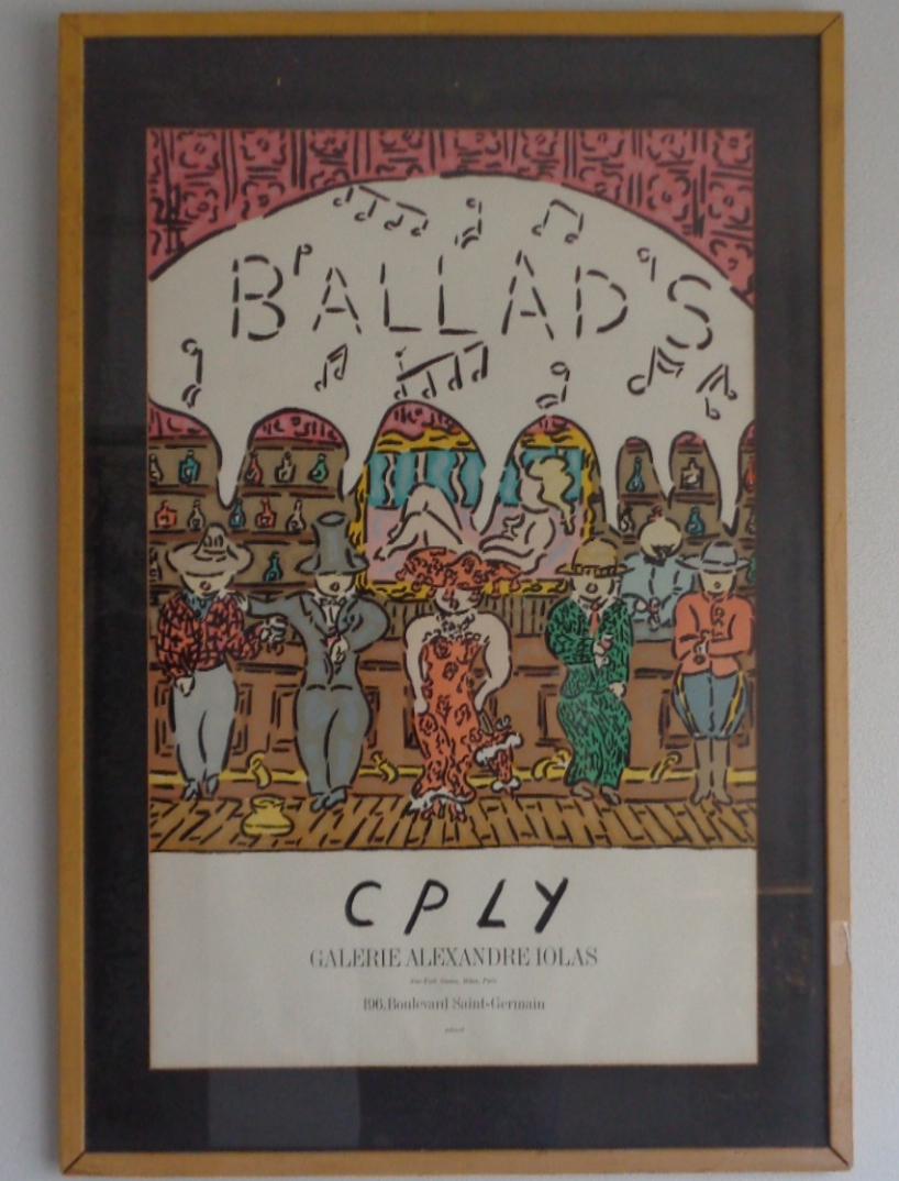 "BALLADS" Original lithograph, vintage poster, Mourlot, (1 of 6)