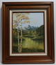 1981 Noreen Hanson Signed Oil Painting Plein Air Landsc