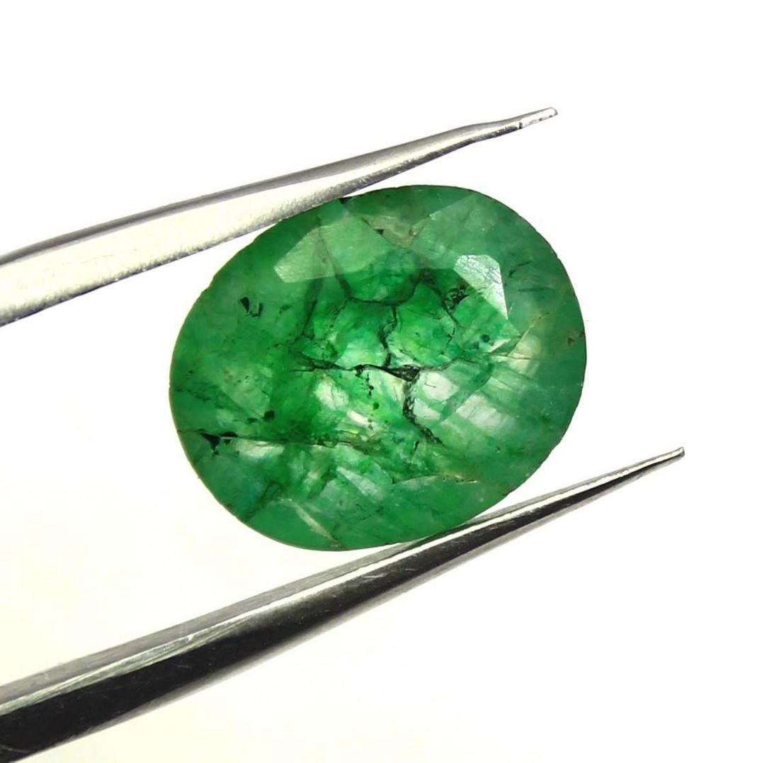 4.90Ct EGL Certified Natural Wonderful Oval Shape Green (1 of 2)