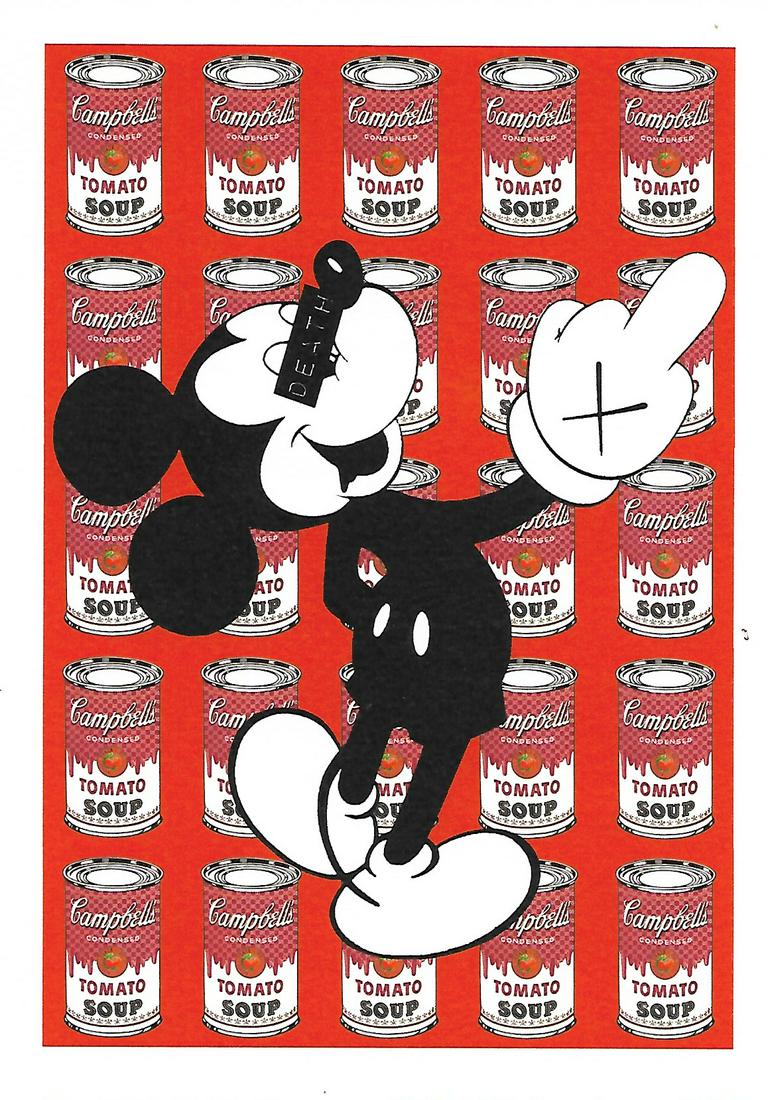 Death NYC Pop Art Lithograph W/COA - LOVE DEATH: Death NYC Pop Art Lithograph W/Certificated of Authenticity. Extra Tick Paper Size: 5 3/4 x 8 1/4 Inches. Stamped on verso. NYC Death. Excellent Condition
