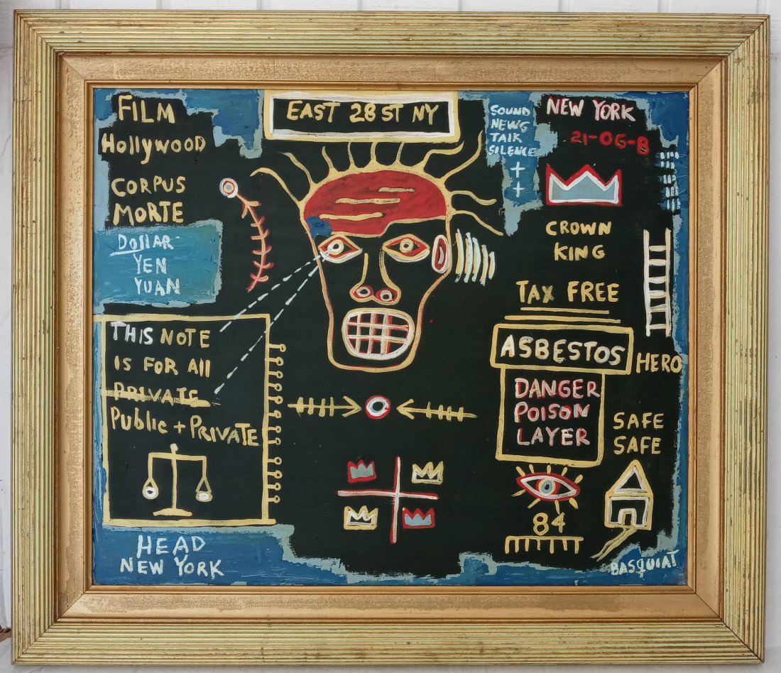 Jean-Michele Basquiat NYC Street Painting (1 of 5)