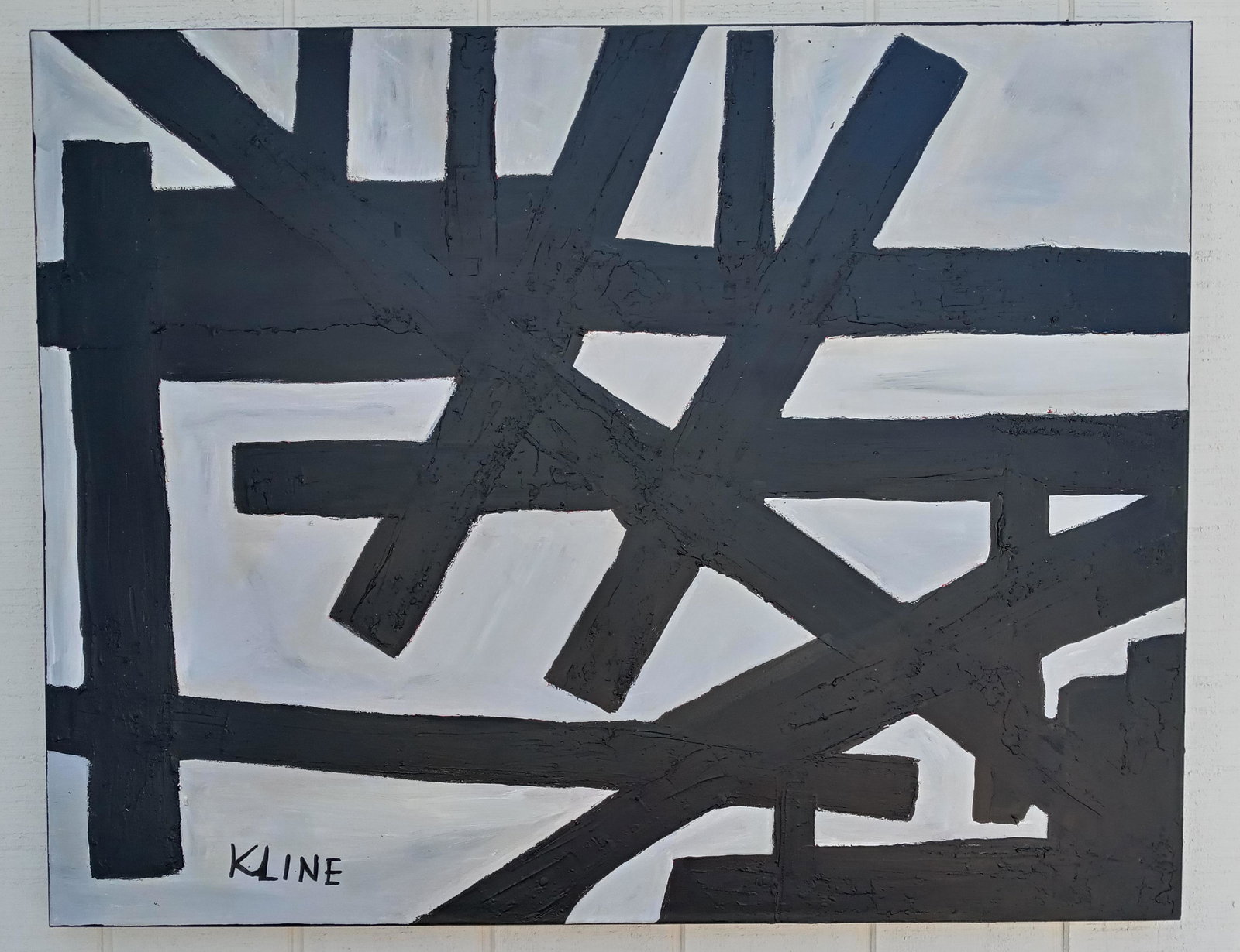XX Large Franz Kline Abstract Expressionism Painting (1 of 9)