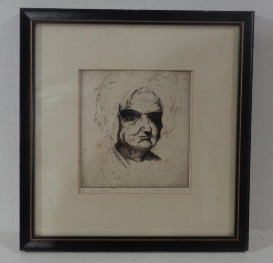 Original Drypoint Etching Patrice Scott, Signed,1/10 (1 of 3)