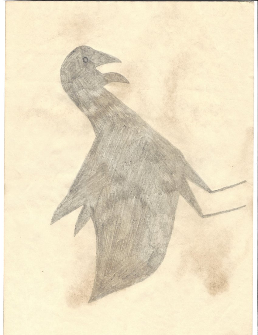 Bill Traylor Mixed Media Painting on Paper.: Bill Traylor Mixed Media Painting on Paper. . Approx Size: 11 3/4 x 8 1/2 inches. Provenance. All lots that do not carry established documented provenance nor any past record of auction history record