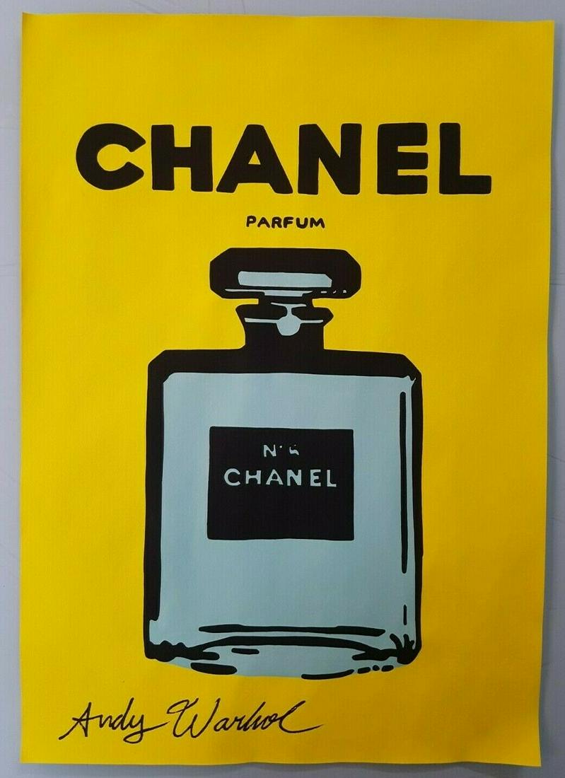 Signed Andy Warhol Mixed Media on Paper: Signed Andy Warhol Mixed Media on Paper. On verso, also stamp inscribed Authorized by the Andy Warhol Foundation. Approx Size: 11 3/4 x 8 1/4 inches. Provenance: This item has limited provenance from 