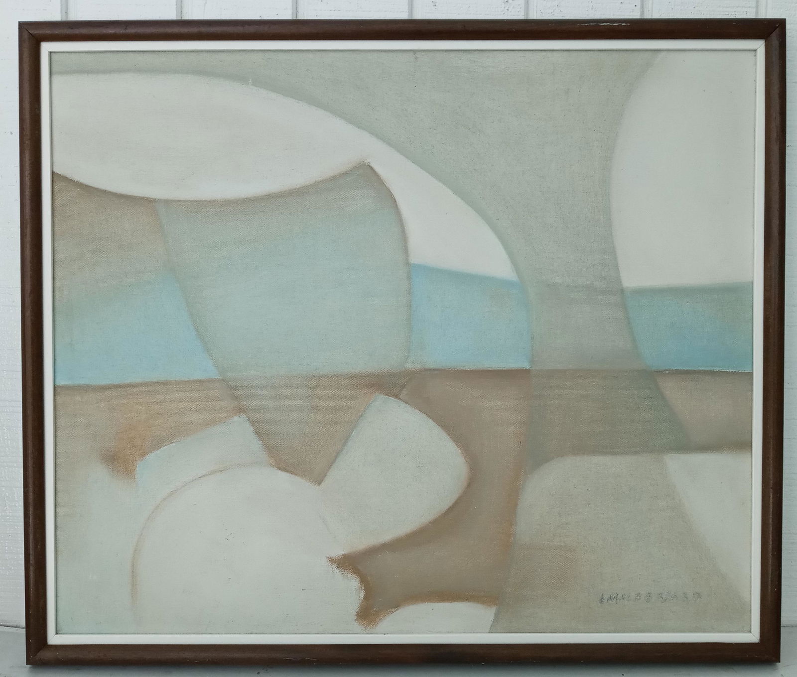 Mid Century Abstract Expressionism Signed Painting (1 of 4)