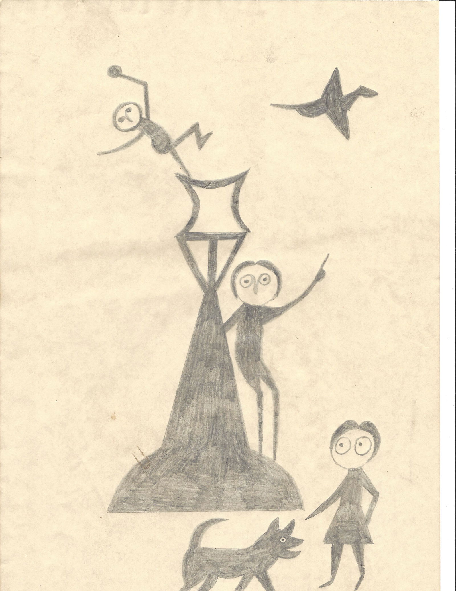 Bill Traylor Mixed Media Painting on Paper.: Bill Traylor Mixed Media Painting on Paper. . Approx Size: 11 3/4 x 8 1/2 inches. Provenance. All lots that do not carry established documented provenance nor any past record of auction history record