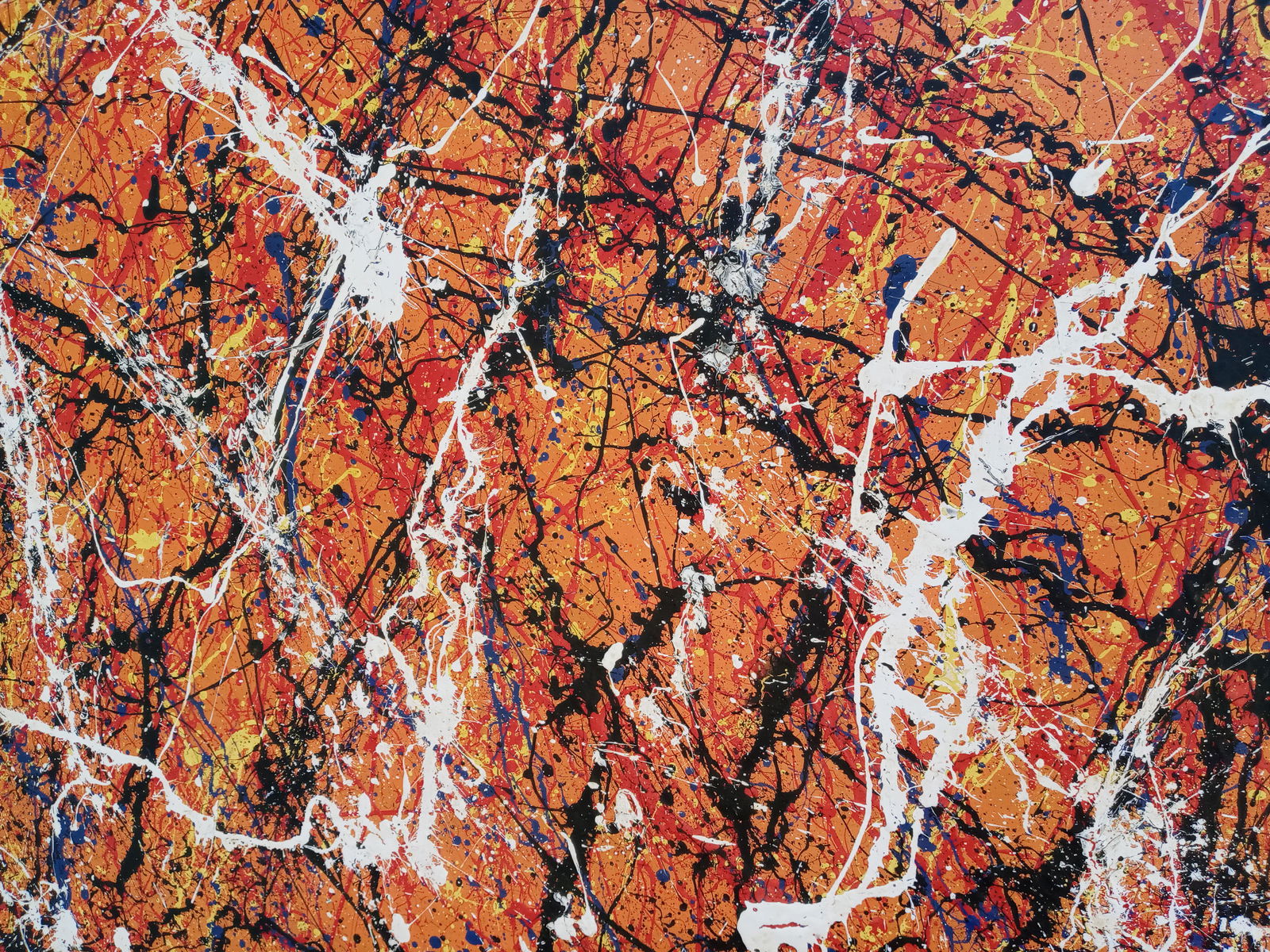 XXL JACKSON POLLOCK After ,ABSTRACT MODERNIST PAINTING (1 of 3)