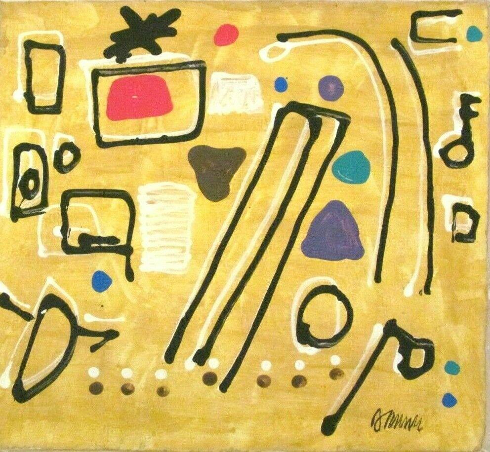 Signed Willi Baumeister 20th Century Modern Painting (1 of 4)