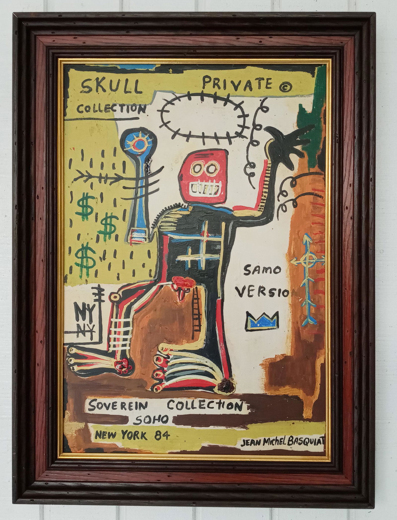 Jean-Michele Basquiat - Private - Painting Framed (1 of 10)