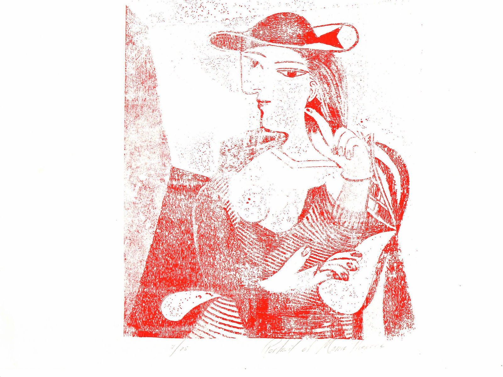 Pablo Picasso "Engraving Marie Therese" 7/25, Paper (1 of 2)