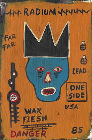 JEAN-MICHEL BASQUIAT 85 PAINTING SOUVENIR SUBWAY ART POSTCARD COLLECTION (RADIUM) (1 of 2)