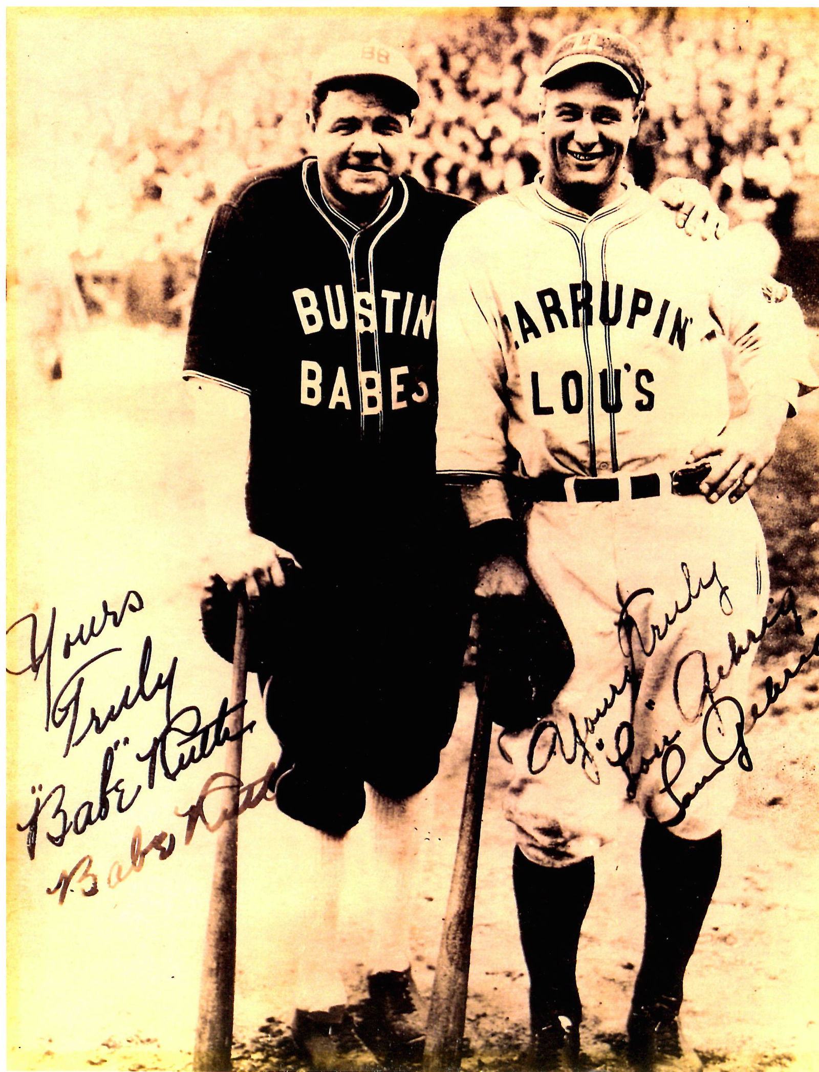 Baby Ruth Print of the Vintage Photo Signed (1 of 1)