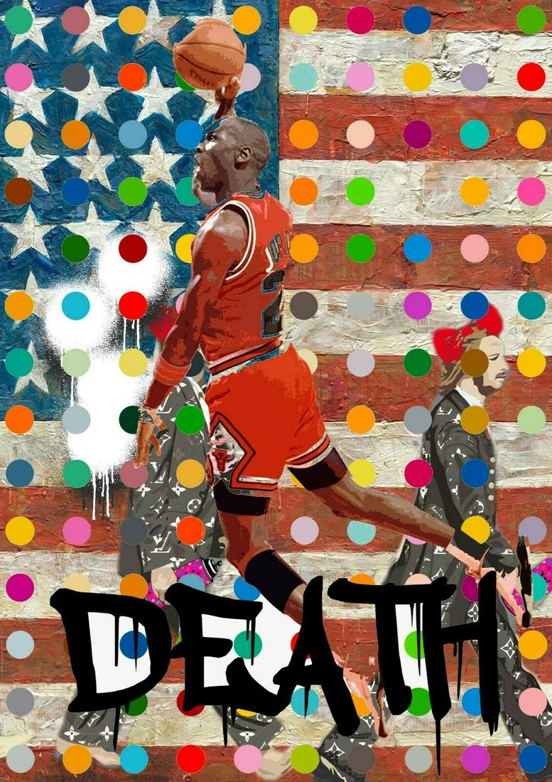 NYC Death Pop Art Lithograph Print W/COA (1 of 1)